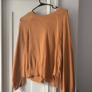 Zara mustard tie top